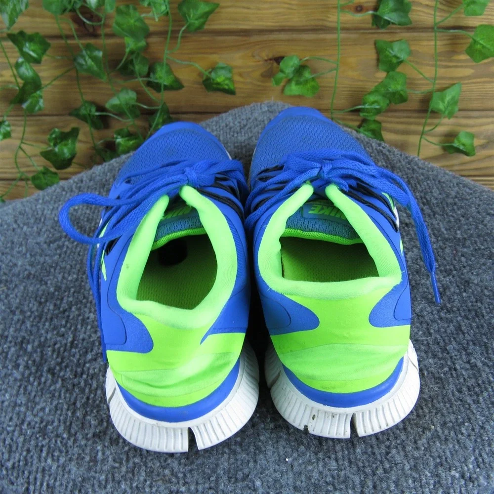 Nike Women Free 5.0 Sneaker Blue Synthetic Sz 9 Medium  Used 2025_4